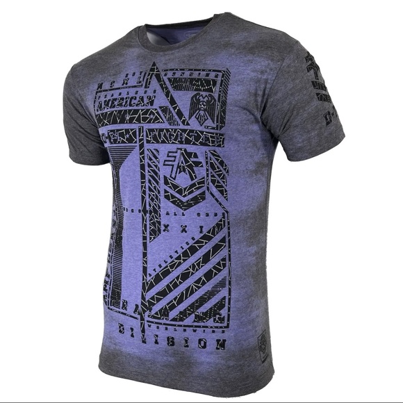 AMERICAN FIGHTER Men's T-shirt ARKPORT Multicolor Athletic XS-4XL - Picture 4 of 12